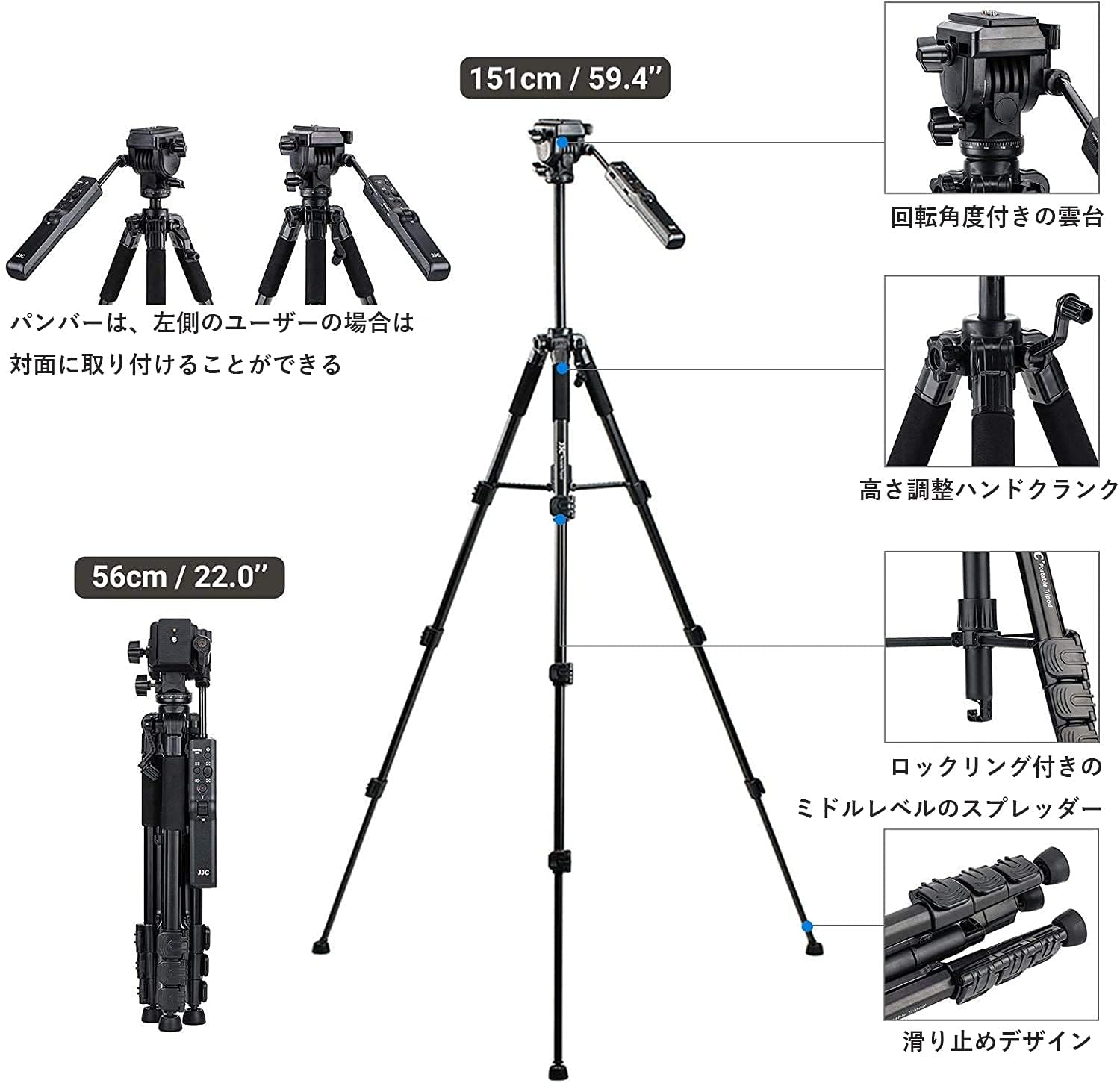 JJC リモート三脚 ソニー VCT-VPR1 交換用