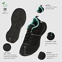 Neeman's Everyday Rise Sneakers for Men | Lightweight Breathable Stylish Casual Walking Shoes | Flexible Dual Density Footbed | Reduces Joint Pressure | Flexible Sole | Lace- Up Shoe gallery image