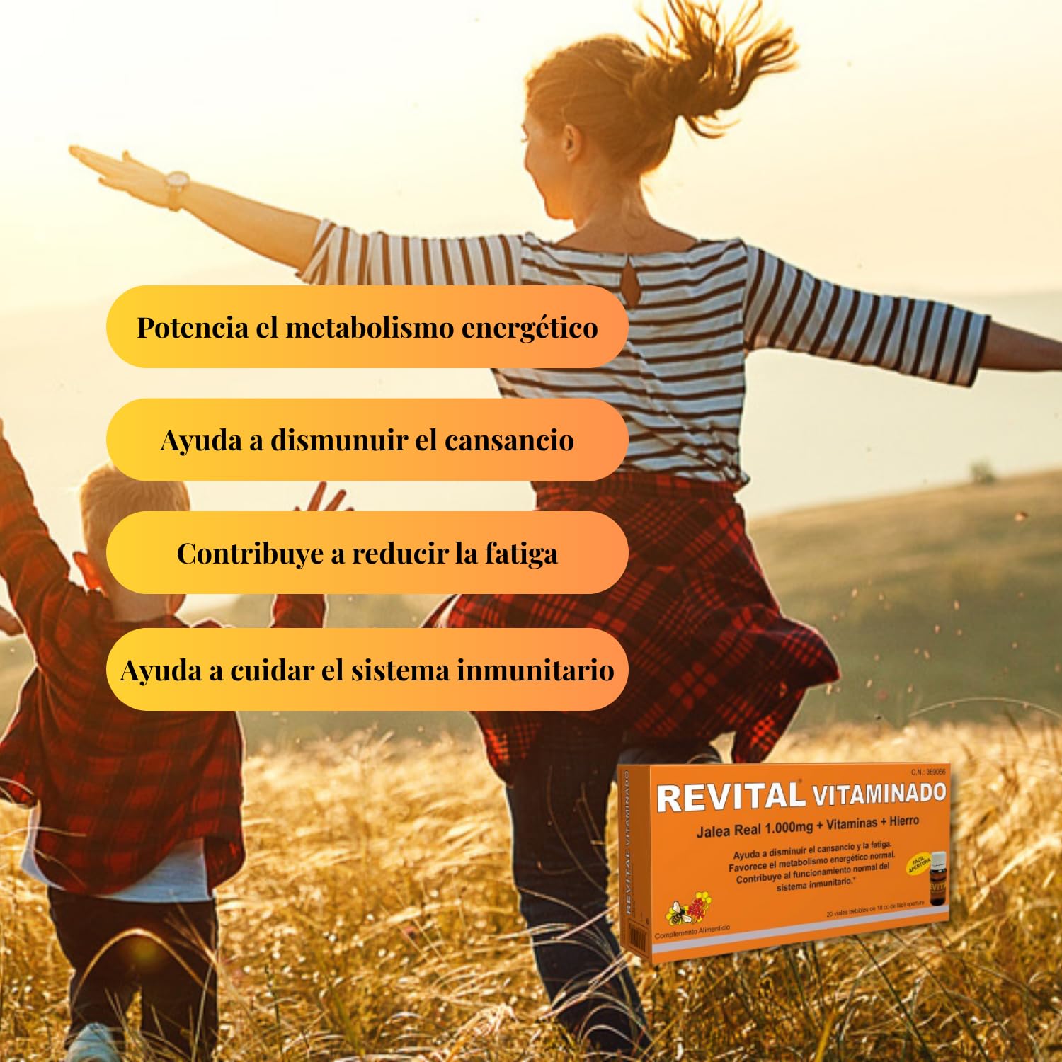Pack Vitalidad Senior - Revital Vitaminado + Revital Senior 30 Cápsulas - Ayuda a Mejorar el Rendimiento Cognitivo y a Disminuir el Cansancio y la Fatiga - con Jalea Real, Ginkgo Biloba y Vitaminas