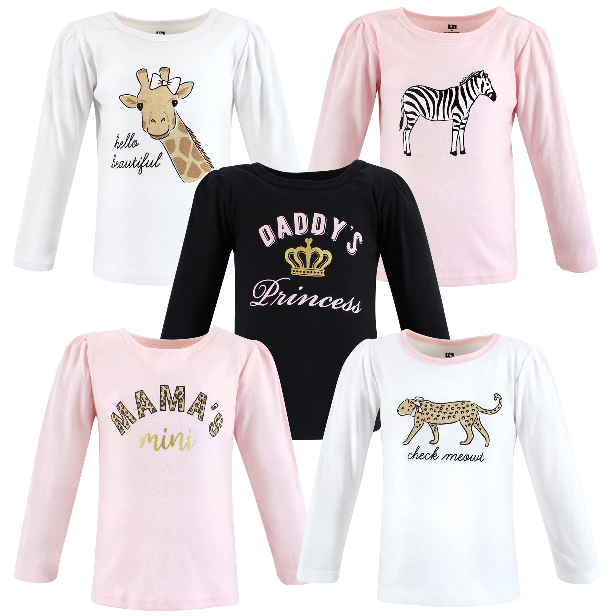 Hudson Baby Baby-Girls Long Sleeve T-Shirts