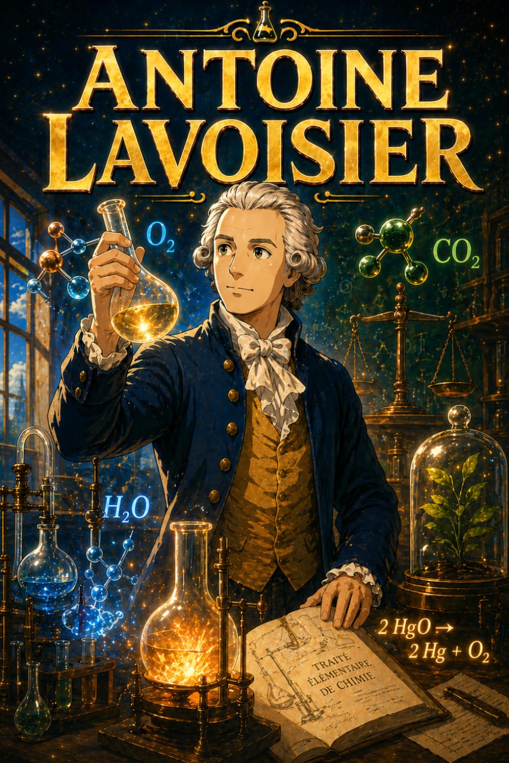 Antoine Lavoisier: Chemistry Science Discovery Learning Story Biography (Icons of History Manga)