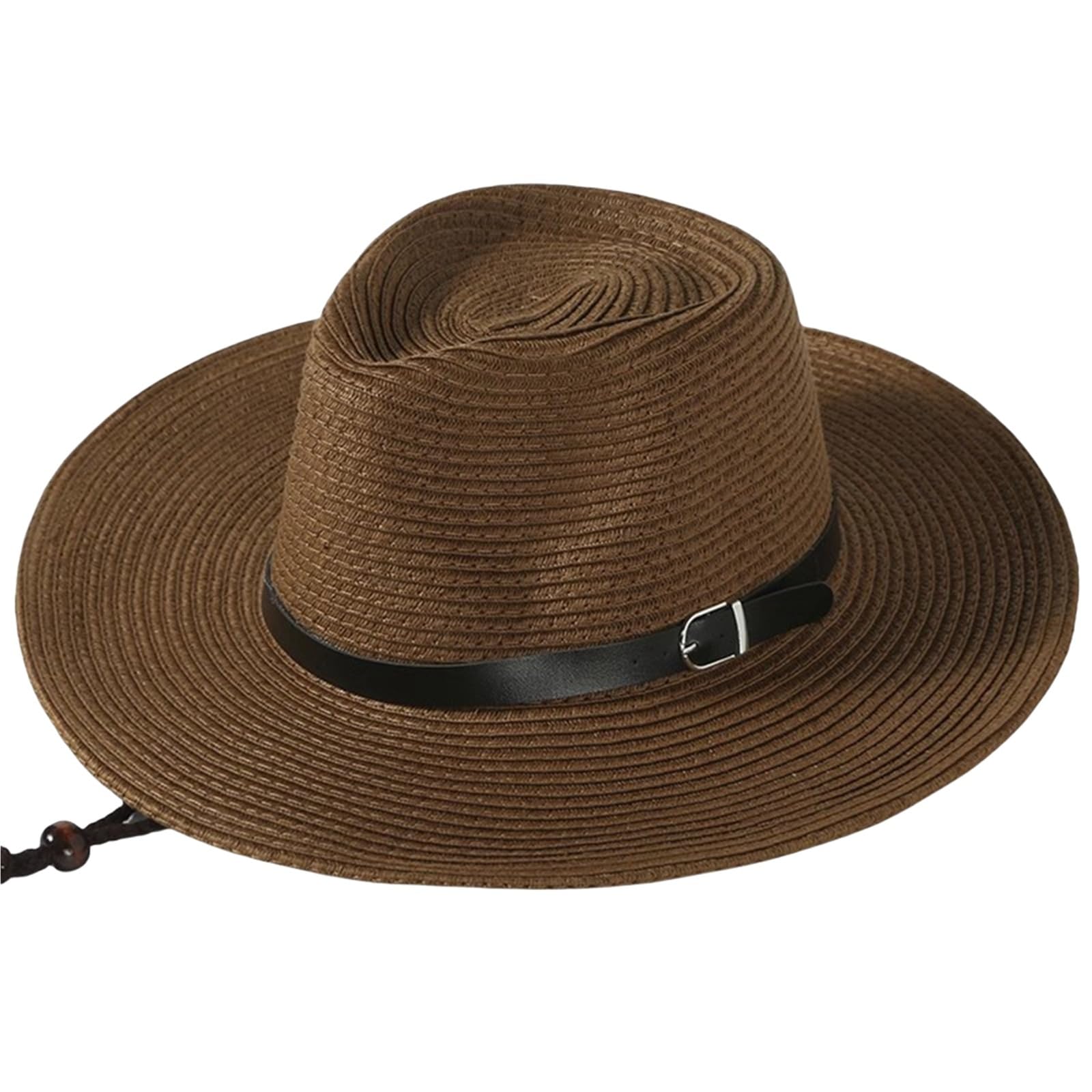 Chapeaux de paille pour femmes XXL | Protection solaire large bord Panama taille 8