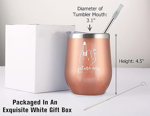 Miniatura 58 de GEANHIL Regalo para novia de la madre del novio, regalos para nueva hija de suegra, regalos de boda de compromiso para novia de 12 onzas, taza