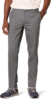 Men's Slim-Fit Wrinkle-Resistant Flat-Front Stretch Chino Pant