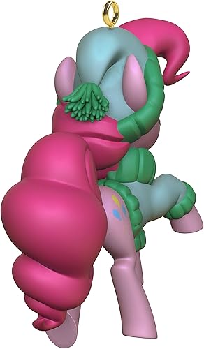 Miniatura 2 de Hallmark Keepsake Adorno navideño de plástico 2022, Hasbro My Little Pony Pinkie Pie