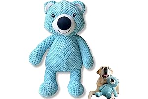 Moiasun Dog Teddy Tough Plush Toy: Indestructible Cuddle Toy for Aggressive Chewers