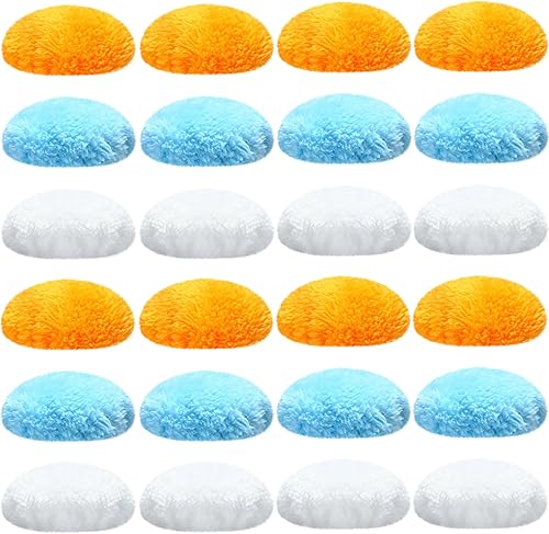 Miniatura 8 de Preboun 24 almohadillas lavables para máquina de escultura corporal, almohadilla de masaje lavable, almohadillas de fibra reemplazables, fundas de