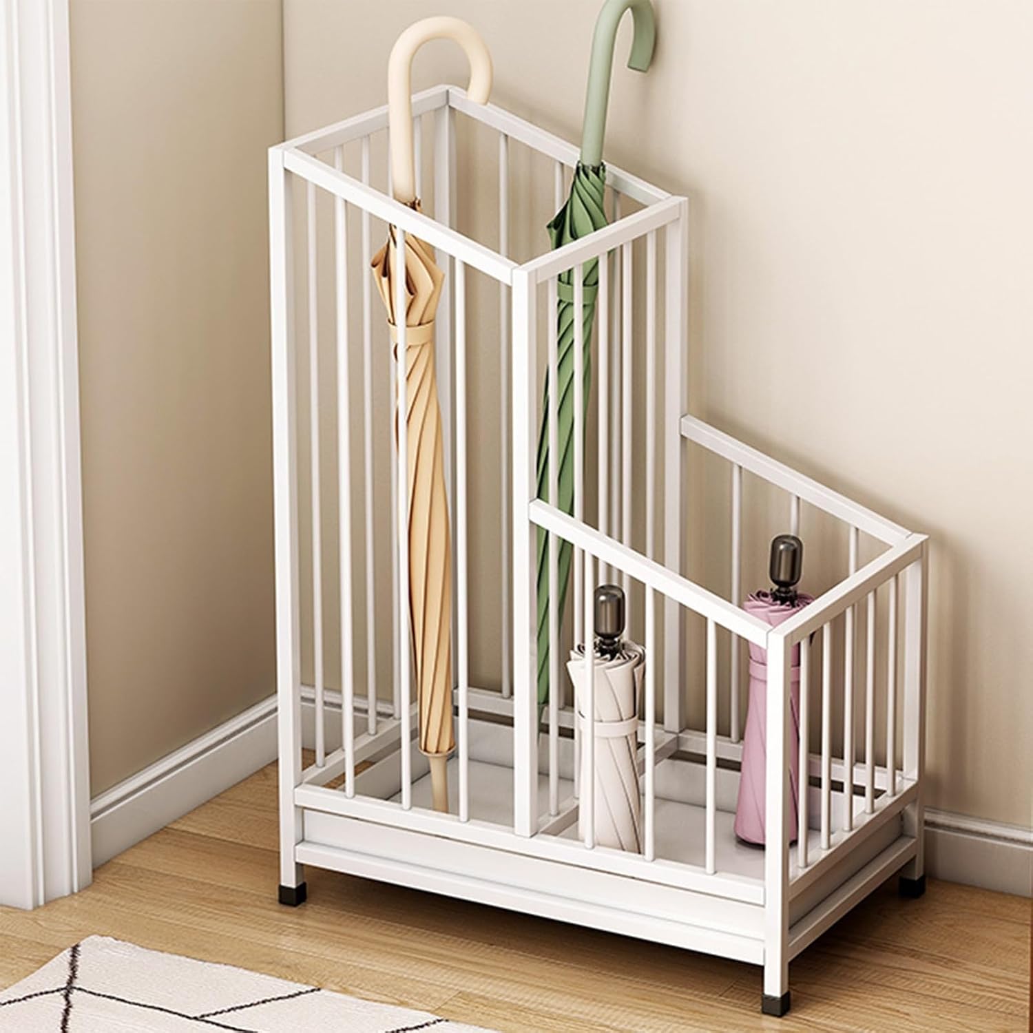 Outdoor Umbrella Stand Indoor Umbrella Holder Simple Design Umbrella Stand for Walking Canes - Stylish & Functional (Color: A) image 2
