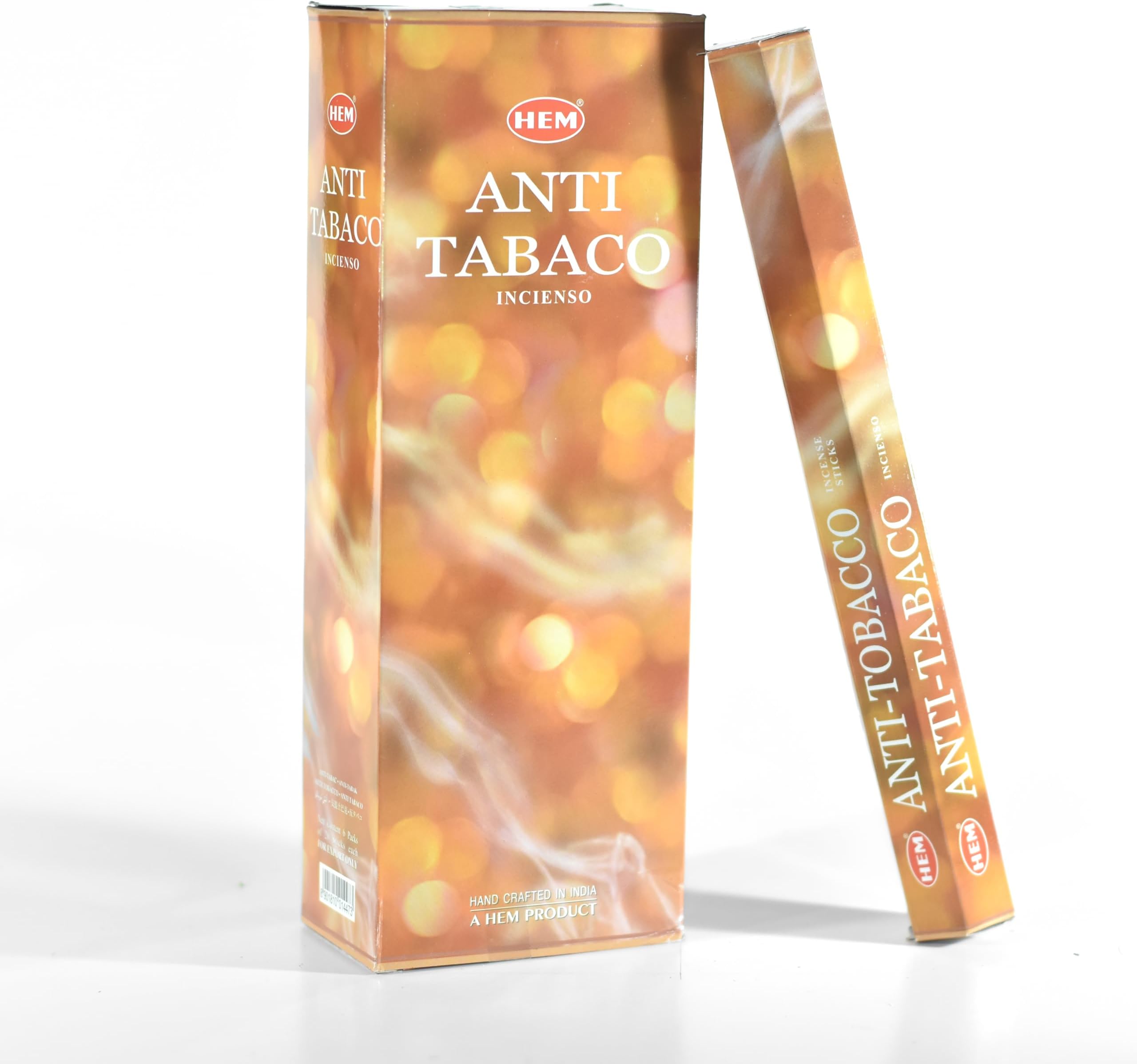 6 Pack 20 Stick Anti Tobacco - Box Of Six 20 Stick Tubes - Hem Incense