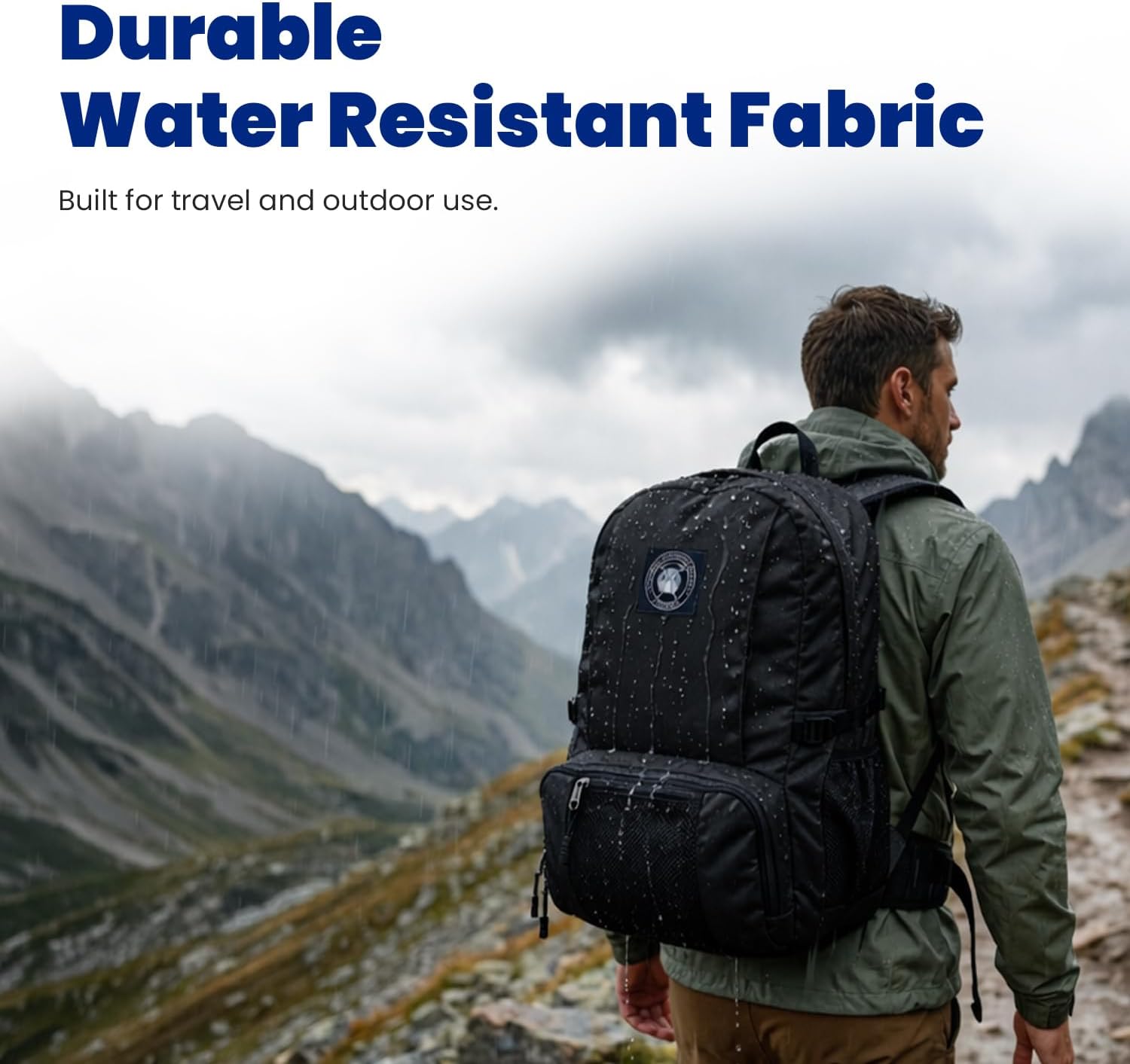 Walker Ultralight Packable Hiking Backpack – 0.9 lb Foldable Travel Daypack, Carry-On Compliant, Water-Resistant Hiking Backpack with Bottle Pockets