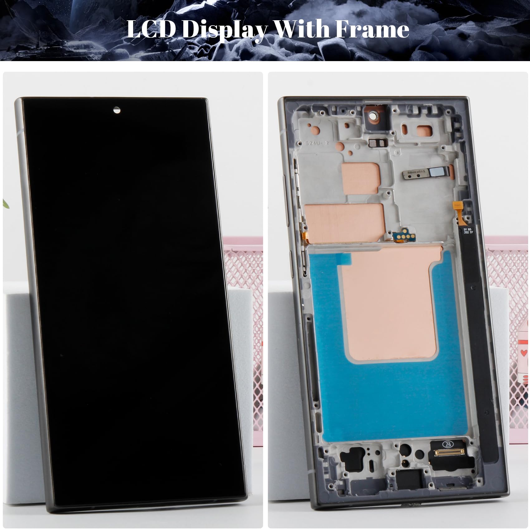 Amazon.co.jp: Incell Samsung Galaxy S24 Ultra スクリーン 交換用