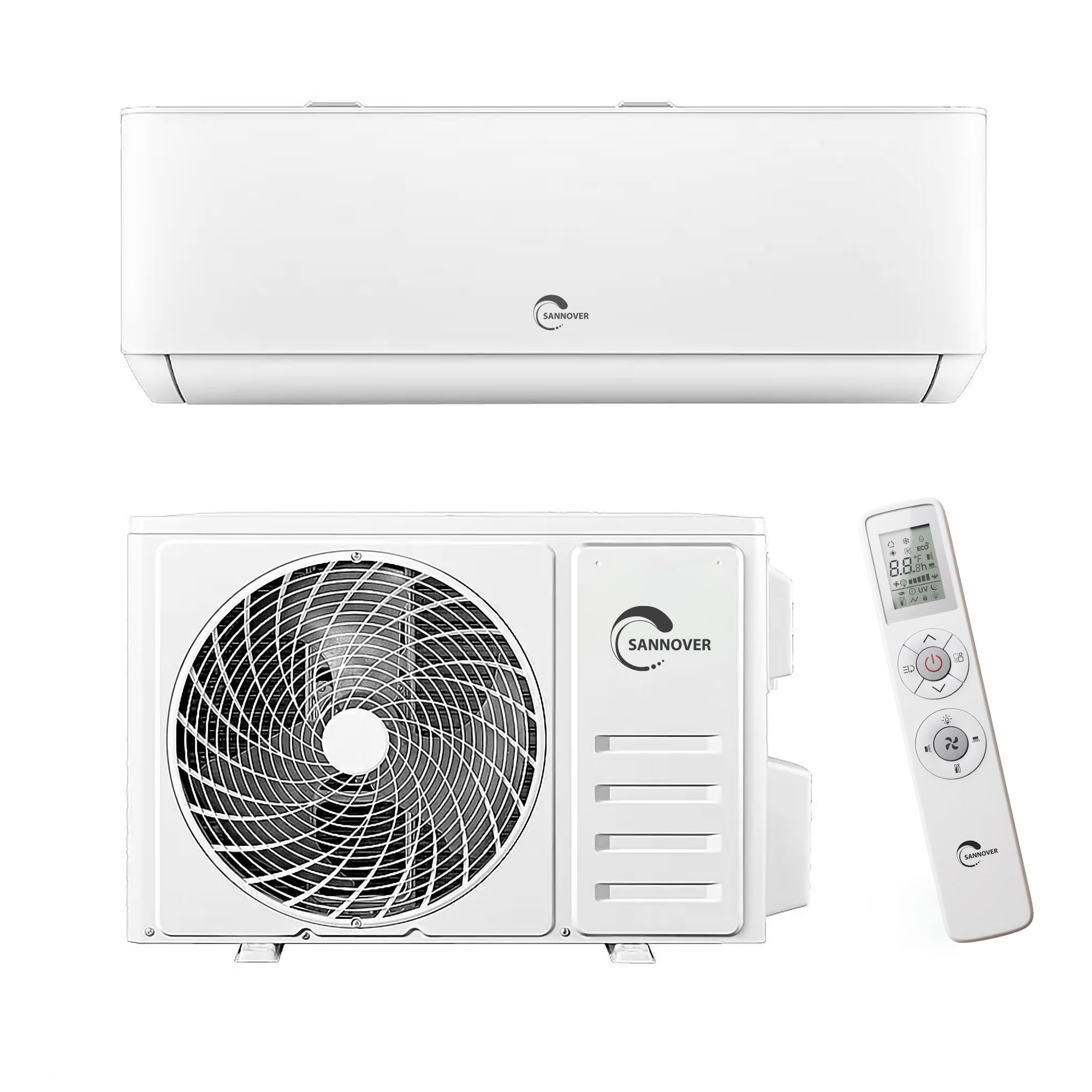 Split Wand-Klimaanlage, wendbar (heiß / kalt) 5,1 kW / 18000 BTU Osmozra Sannover