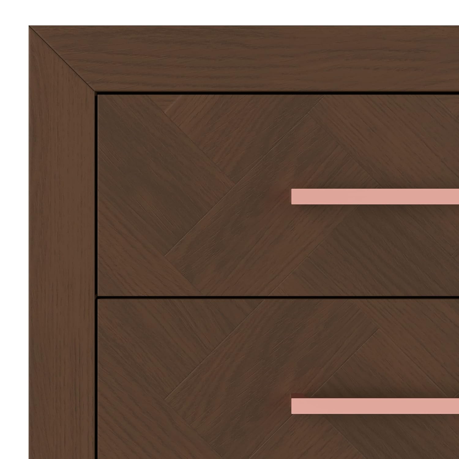 Child Craft Kieran 6 Drawer Double Dresser, Brown, Toasted Chestnut