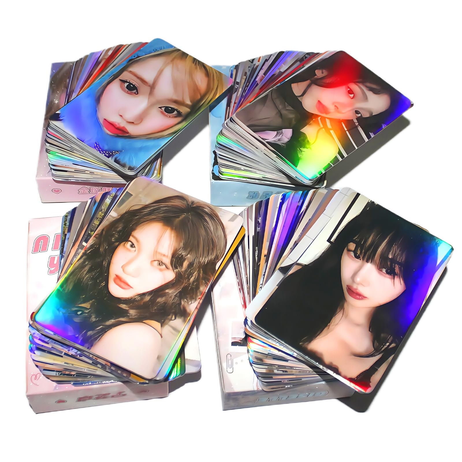 PYAJUU 4Pack/200Pcs Aespa Photocard Set KPOP Aespa Album Cards