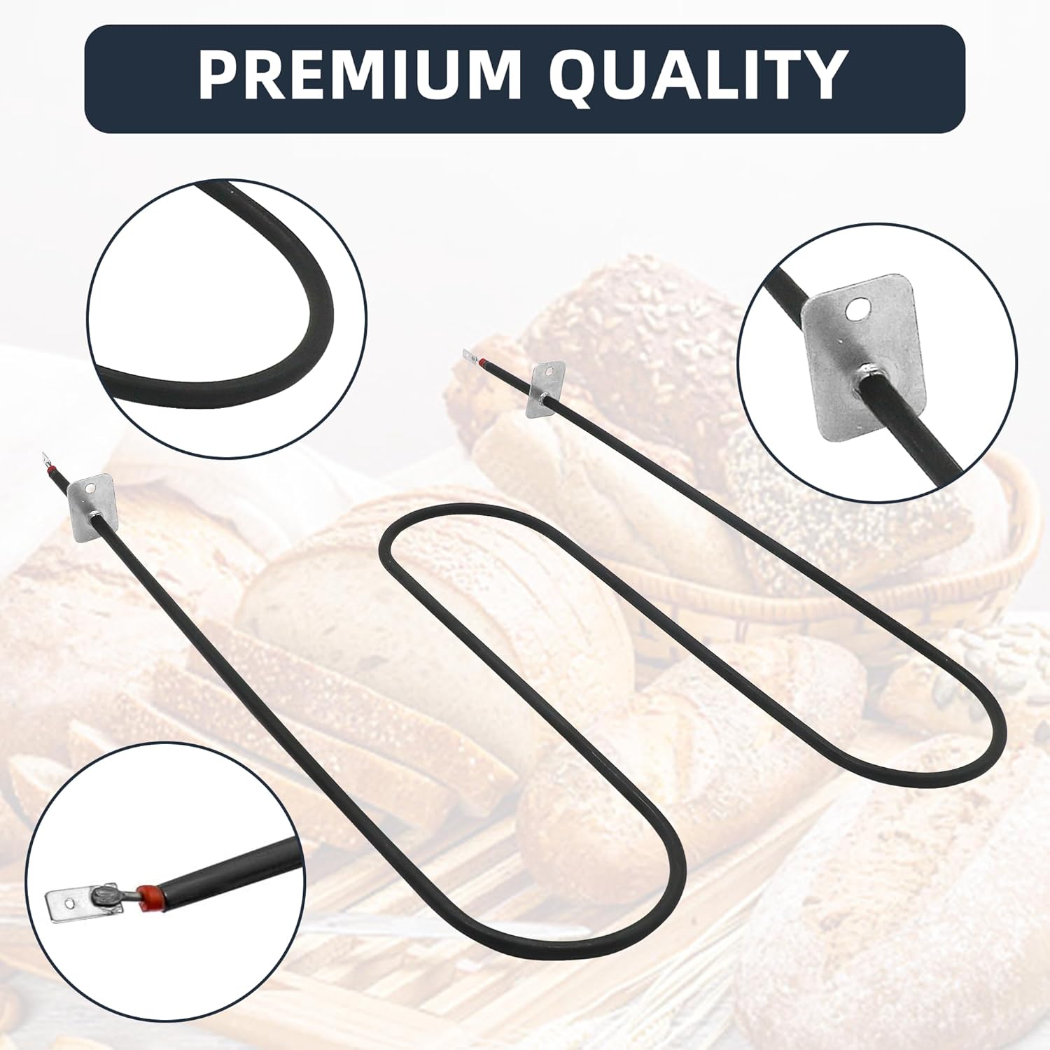 WB44X232 Oven Bake Element by AMI PARTS Fit for G.E hotPoint Ken.more Oven Heating Element AP2031049, PS249432, 260955 (3400w 240V)