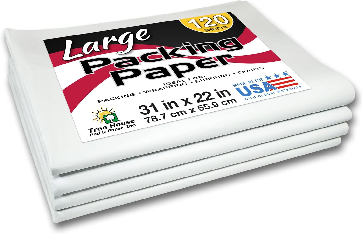 Tree House Pad & Paper 31” x 22” Packing Paper Sheets