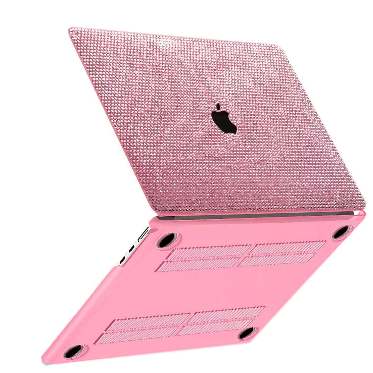 Bling Rhinestone Case Compatible with MacBook Pro 16 inch 2020 2019 Release Model A2141,3D Glitter Sparkle Diamond Case Fashion Luxury Shiny Crystal Hard Shell for Women Girls