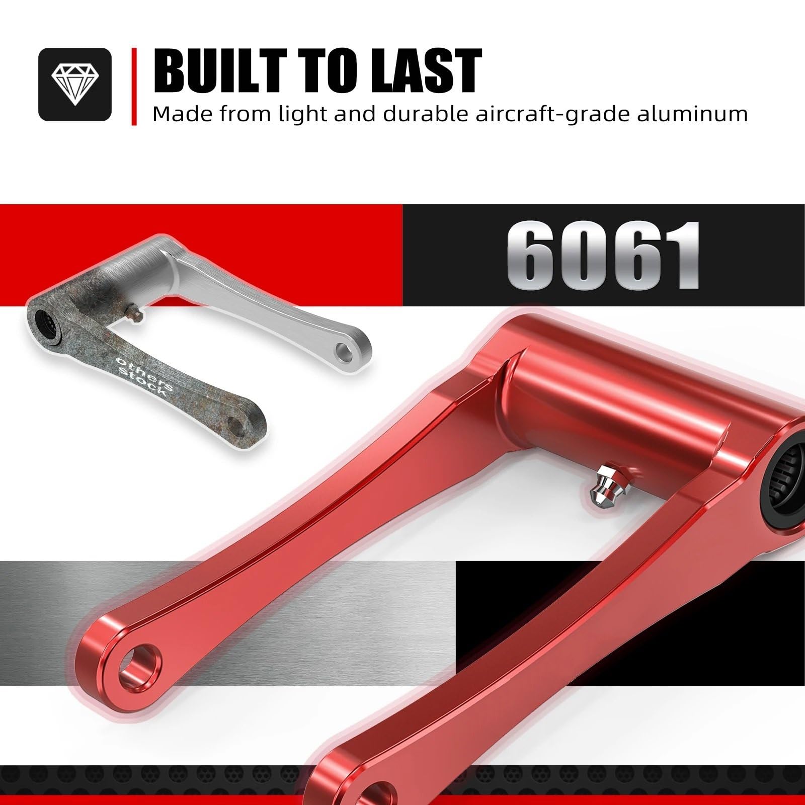 Bieletas de Descenso Ajuste para Honda CRF300L 2021-2025 CRF 300L Rally 2021-2025 2024 1,75 Kit de Enlace de Bajada 52475-K1T-E10 Bieletas Descenso Trasero