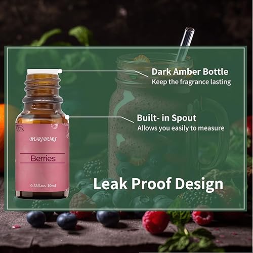 Miniatura 3 de BURIBURI Aceite esencial de bergamota de 3.4 fl oz, aceite de bergamota de aromaterapia 100% puro sin diluir, 3.38 onzas líquidas para jabón,