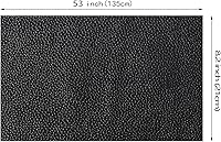Vista 4 de Picheng Hojas de piel sintética de color liso, tela de cuero con textura de lichi, perfecta para manualidades, proyectos hechos a mano, lazos