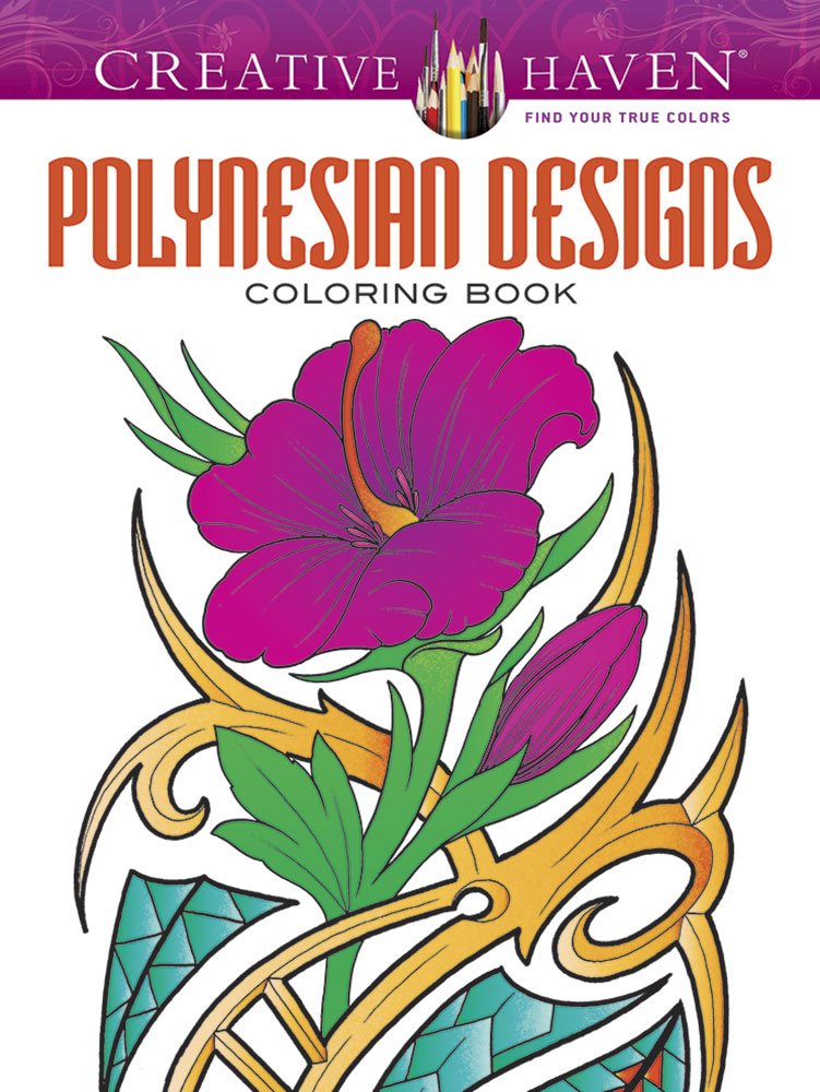 Polynesian Designs Adult Coloring Book