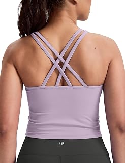 HeyNuts Zeal Sports Bras Longline | Medium Support, Built in Bra, Crop Top, Removable Pads, Workout, Yoga, Gym, Fitness, Cross Back, for Women