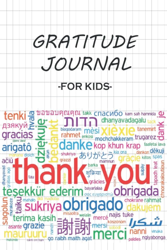 Amazon.co.jp: Thank You Gratitude Journal for Kids: A Daily