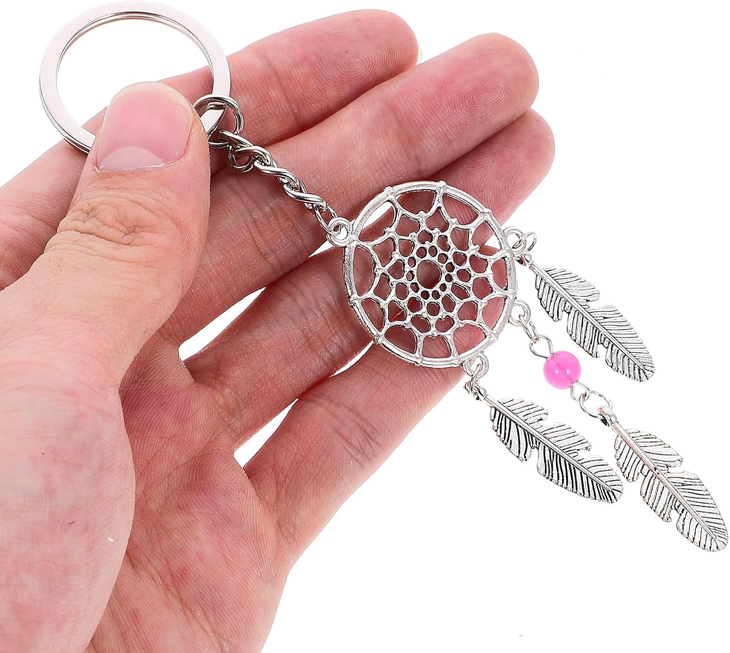 Alloy Dream Catcher Keychain Pendants 6pcs for Bag Decoration image 4