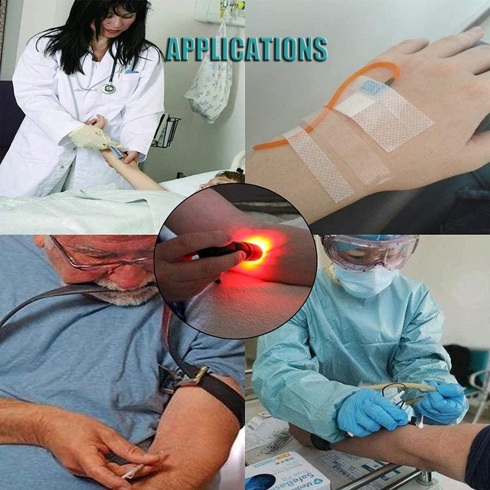 Detector de Venas de Mano, Buscador de Venas Por Infrarrojos Visor, Médicas Que Funciona para Venopunción En Varias Pieles, Apto para Adultos