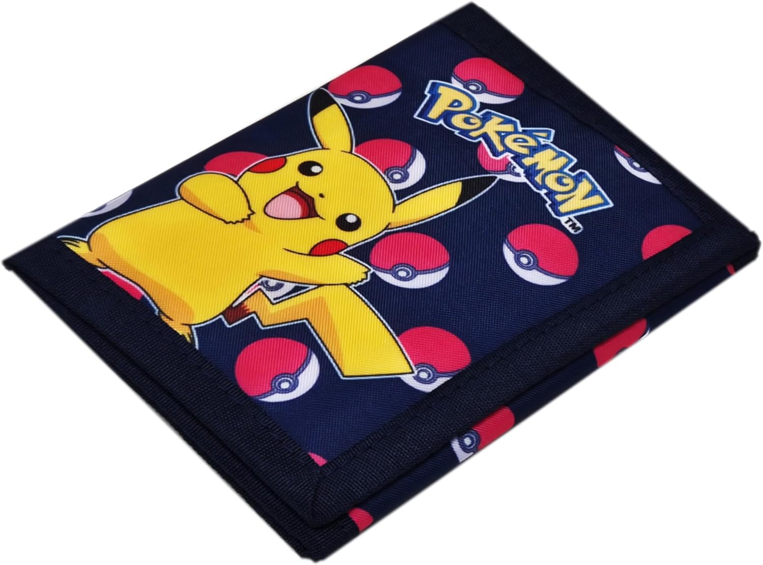 Theonoi Portfel dziecięcy Pokémon z motywem Pikachu i Pokéball - oficjalny portfel z przegródką na monety i zapięciem dla chłopców i dziewcząt