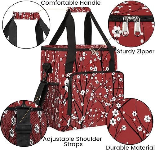 Miniatura 6 de Bolsa de transporte vintage para cafetera Keurig K-Mini o K-Mini Plus K-Mini Plus K-Cup Pods, portátil, bolsa de viaje