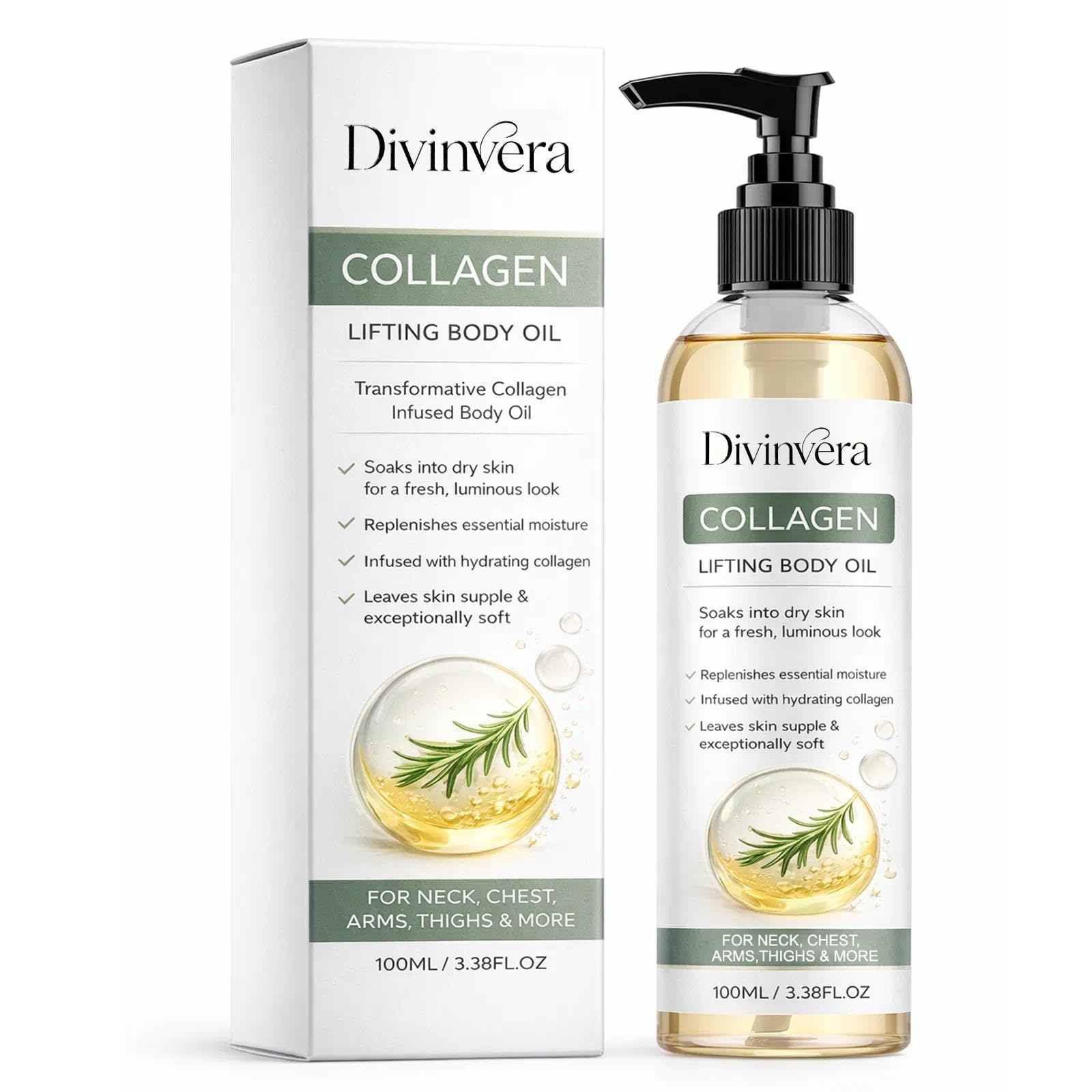 Divinvera Collagen Oil for Face and Body