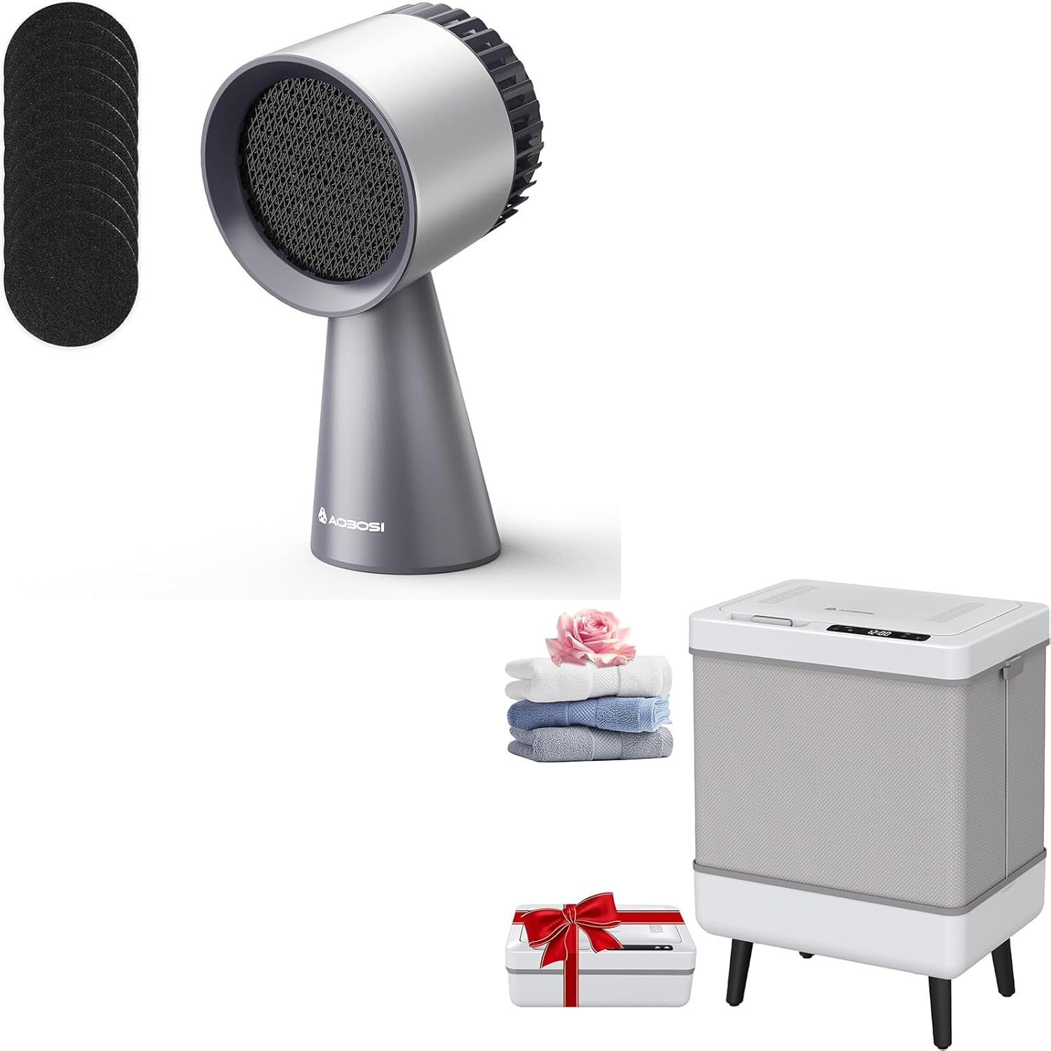 AAOBOSI Portable Range Hood+4 in 1 Towel Warmer