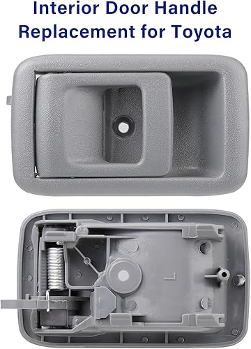 Miniatura 2 de Par de manijas interiores de puerta para Toyota Tacoma 2001 2002 2003 2004, 4Runner 1996-2002, Camry 1987-1991, gris