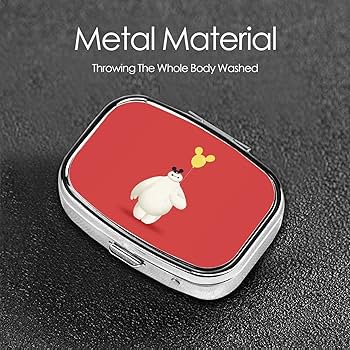 Amazon.co.jp: ベイマックス ピルケース 薬ケース 2段分割 長方形