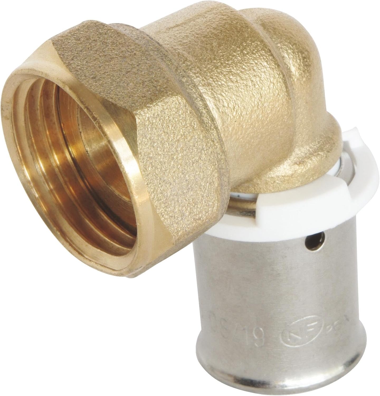 Somatherm 3302-12-12 for You Straight Crimping Connector Diameter 12-17 Female Turning Nut 12/17 (3/8 Inch) Allows You to Connect a Perfect Tube Diameter 12 Diameter, Multi-Coloured