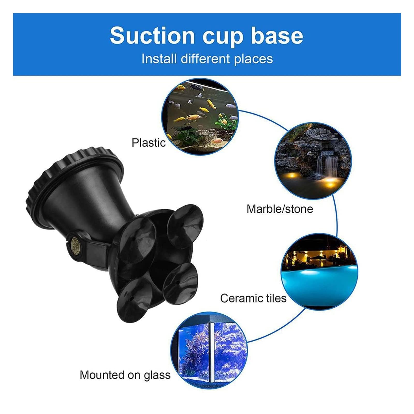 Luces de Piscina Luces subacuáticas LED RGB IP68, lámpara Impermeable for Acuario, Foco de Paisaje for Piscina, Tanque, Fuente, Estanque, jardín de Agua (Color : 1 Set 4 lignt)