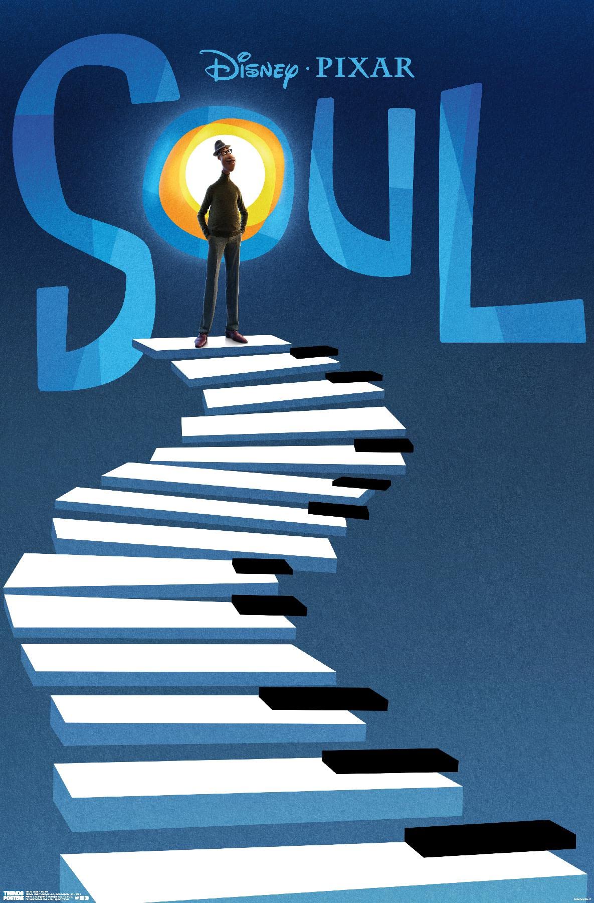 Trends International Disney Pixar Soul - Teaser Wall Poster, 22.375" x 34", Premium Unframed Version