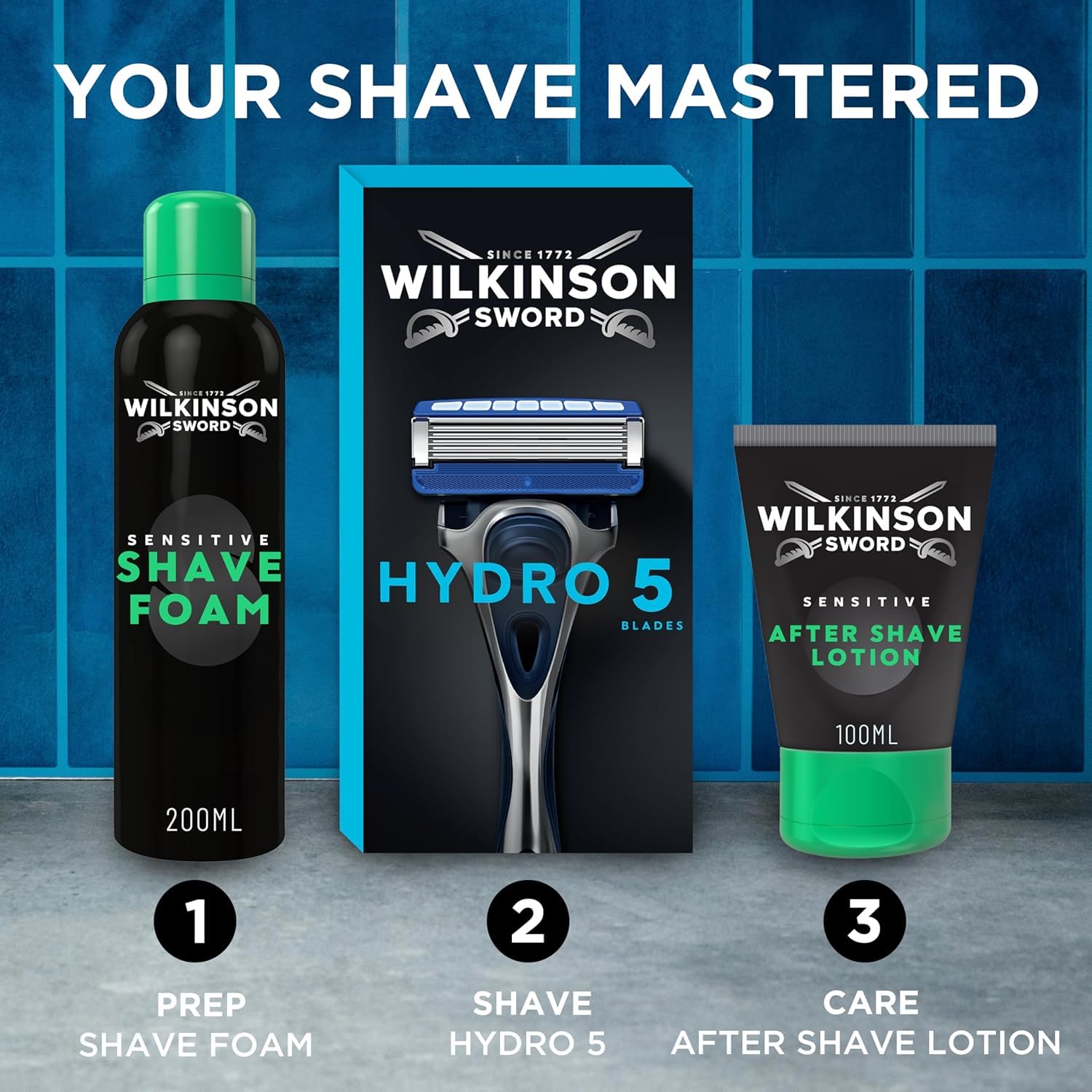Wilkinson Sword Hydro 5 Skin Protection golarka, uchwyt z tworzywa sztucznego, 5 ostrzy, unisex, normalna, 1 sztuka, standardowa, torba, do owłosienia ciała i twarzy