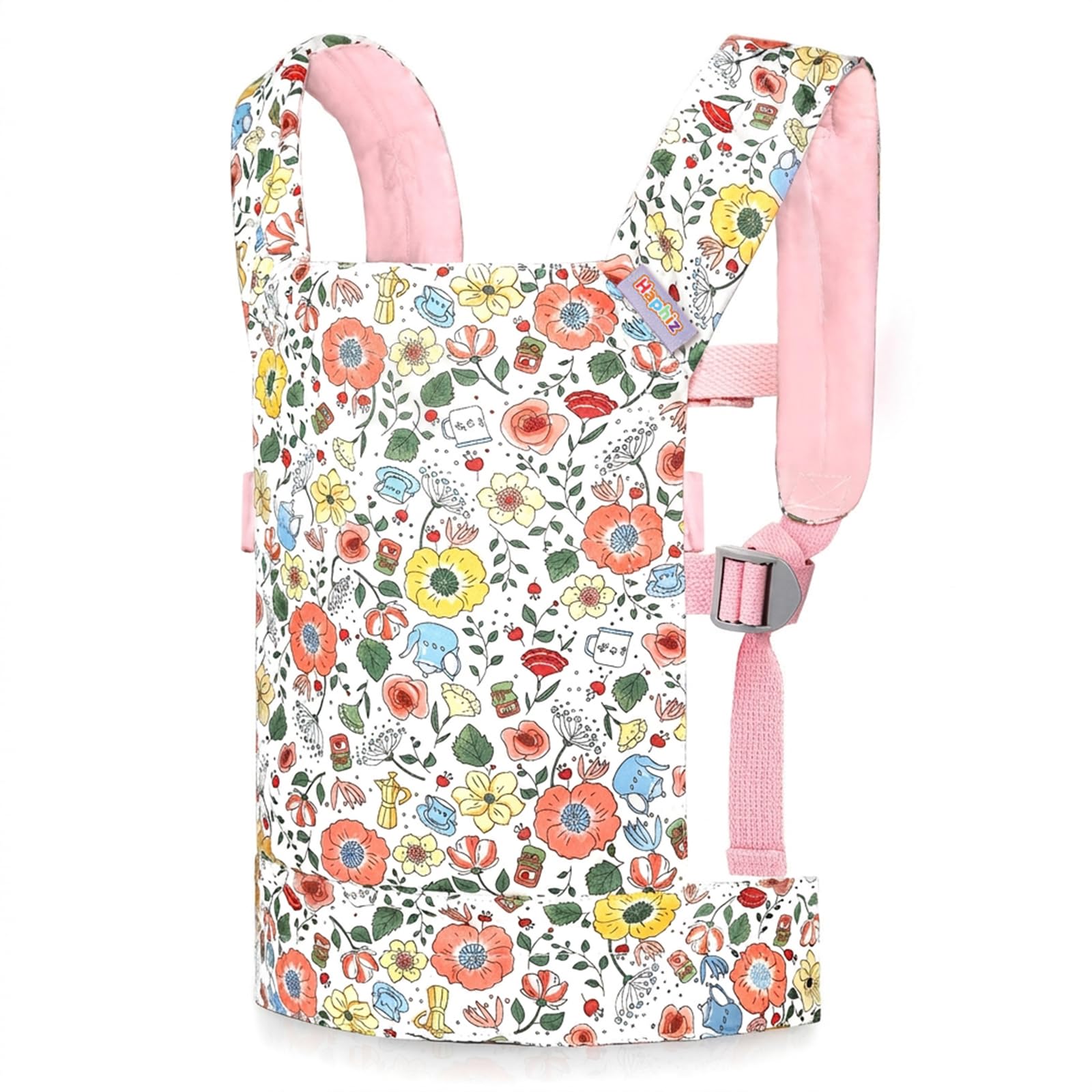 Puppentrage Kinder Puppen Trage Baby Puppenzubehör Babypuppentrage Puppen Tragetaschen ab 3+ Jahre 100% Baumwolle - Weiß