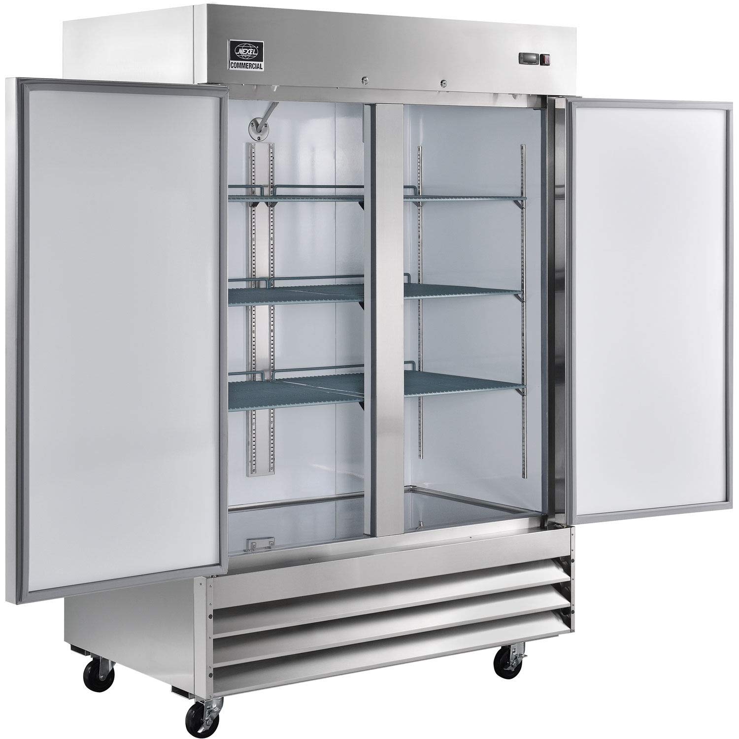 Nexel Reach-In Freezer, 2 Doors, 54"Wx32.2"Dx82.5"H, 47 Cu. Ft. on Fridge.com - View 4