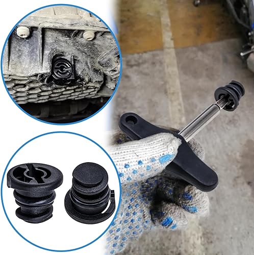 Miniatura 3 de Tapón de drenaje de aceite del motor, 5 Uds. 06L103801, sello de arandela compatible con Golf VW Audi Skoda Passat