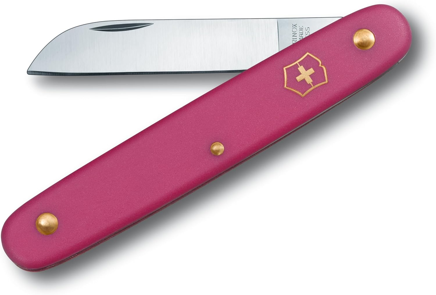 Blumenmesser, gerade Klinge, 55 mm, pink, Blister