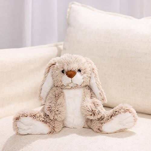 Miniatura 9 de Melissa & Doug Burrow Bunny Stuffed Animal Plushie with Big Feet, Floppy Ears & Fluffy Tail, Adorable Pretend Play Toddler Toys for Girls & Boys 3+