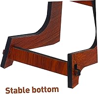 Vista 7 de Guitar Bracket Electric Guitar Stands Wooden Guitar Stand Bracket Guitar Violin Stand Foldable Floor Display Guitar Stand Holders (Brown) Ukeleles