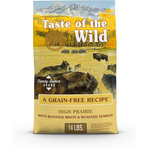 Taste of the Wild High Prairie Adult Dry Dog Food, Roasted Bison, 14lb