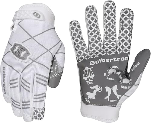 Vista 7 de Seibertron Pro 3.0 Elite - Guantes de fútbol para jóvenes y adultos Tamaño adulto rojo