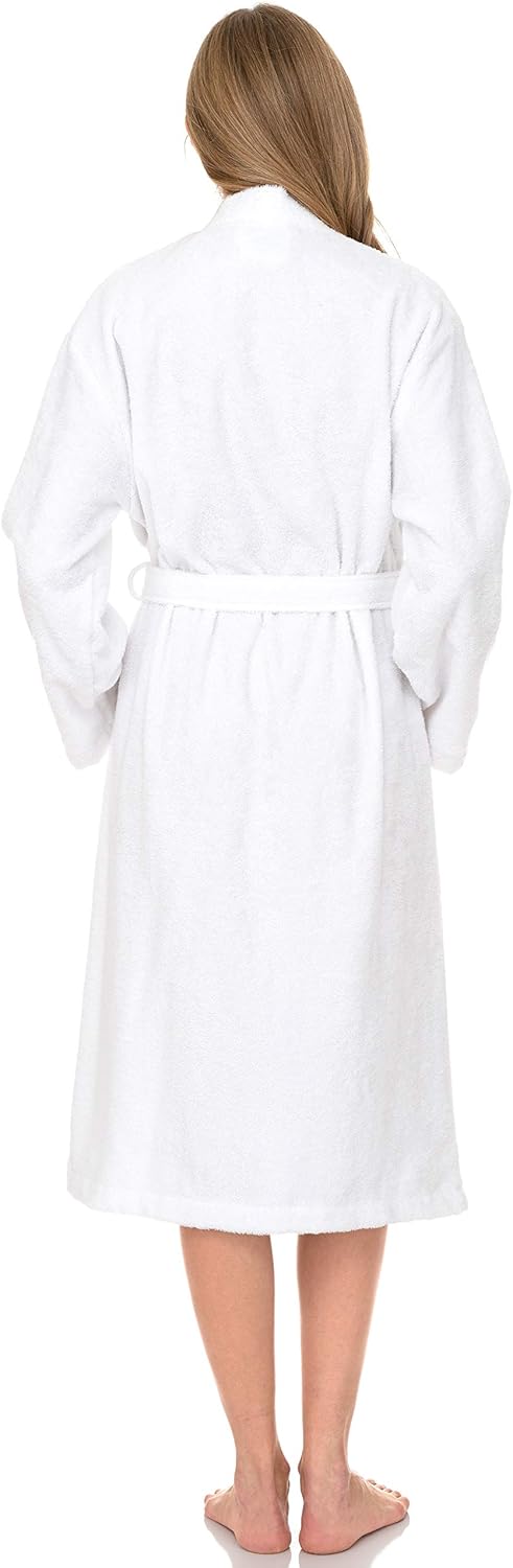 TowelSelections Womens Robe 100% Cotton Terry Cloth Shower Robes for Women Soft Kimono Towel Bathrobe for Women - Image 2