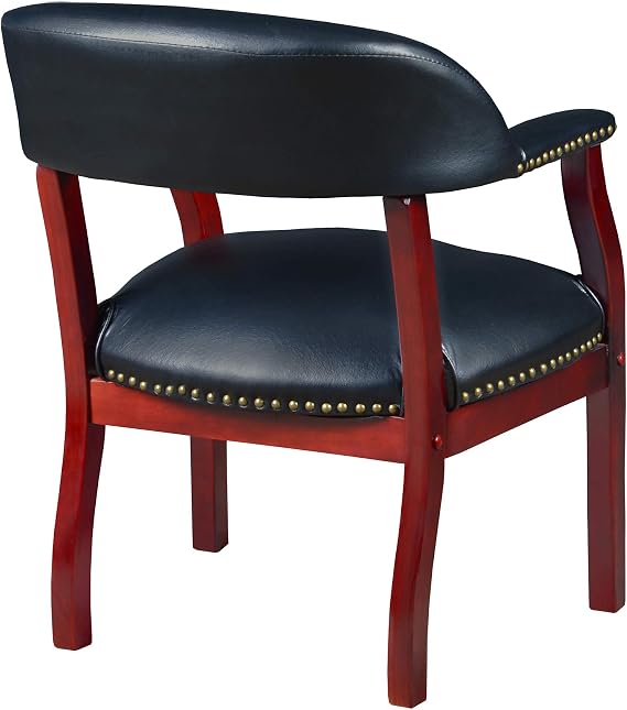 Regency 9004BK Ivy League Captain Chair, Black 25D x 24W x 31H in