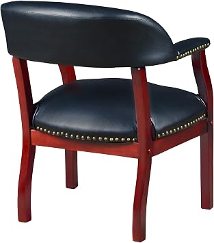 Regency 9004BK Ivy League Captain Chair, Black 25D x 24W x 31H in